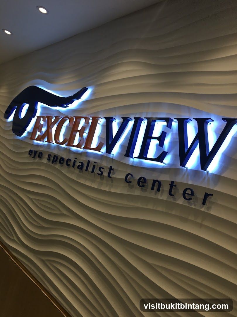 Excel View Eye Specialist Center Sign