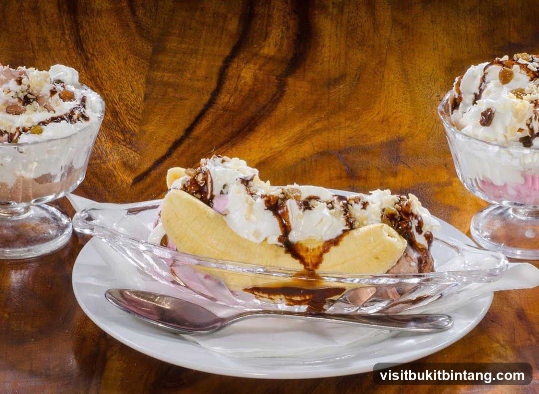 Banana Split and Ice Cream Sundaes