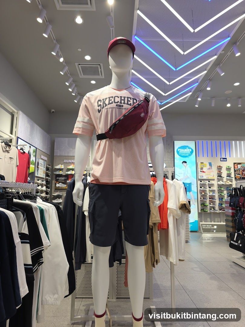 Mannequin in Skechers Apparel