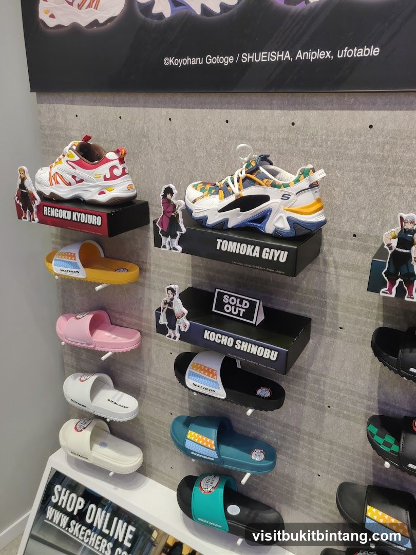 Skechers Demon Slayer Collection Display