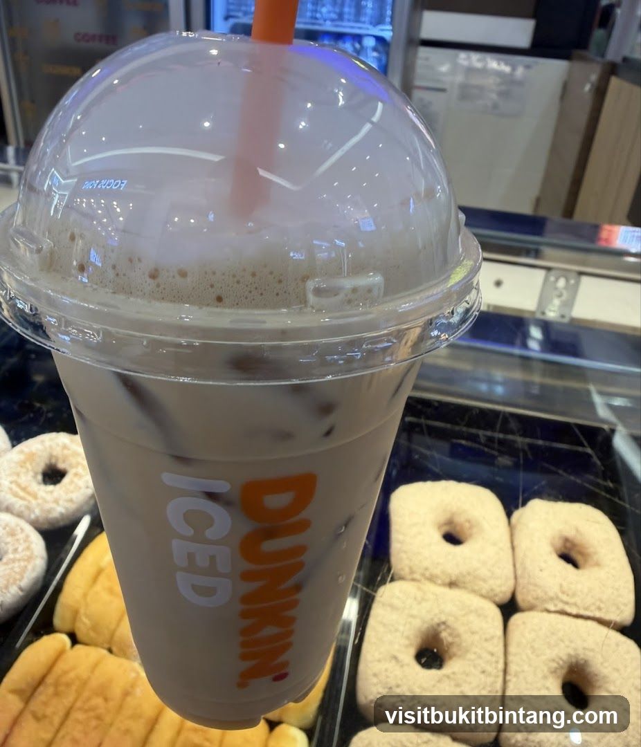 Iced Coffee and Donuts
