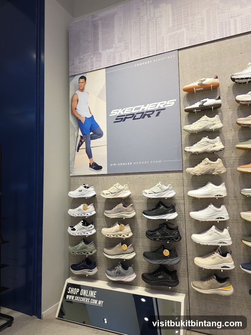 Skechers Sport Shoes Display