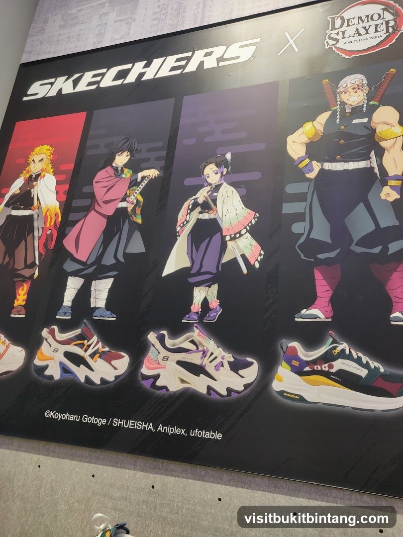 Skechers x Demon Slayer Advertisement