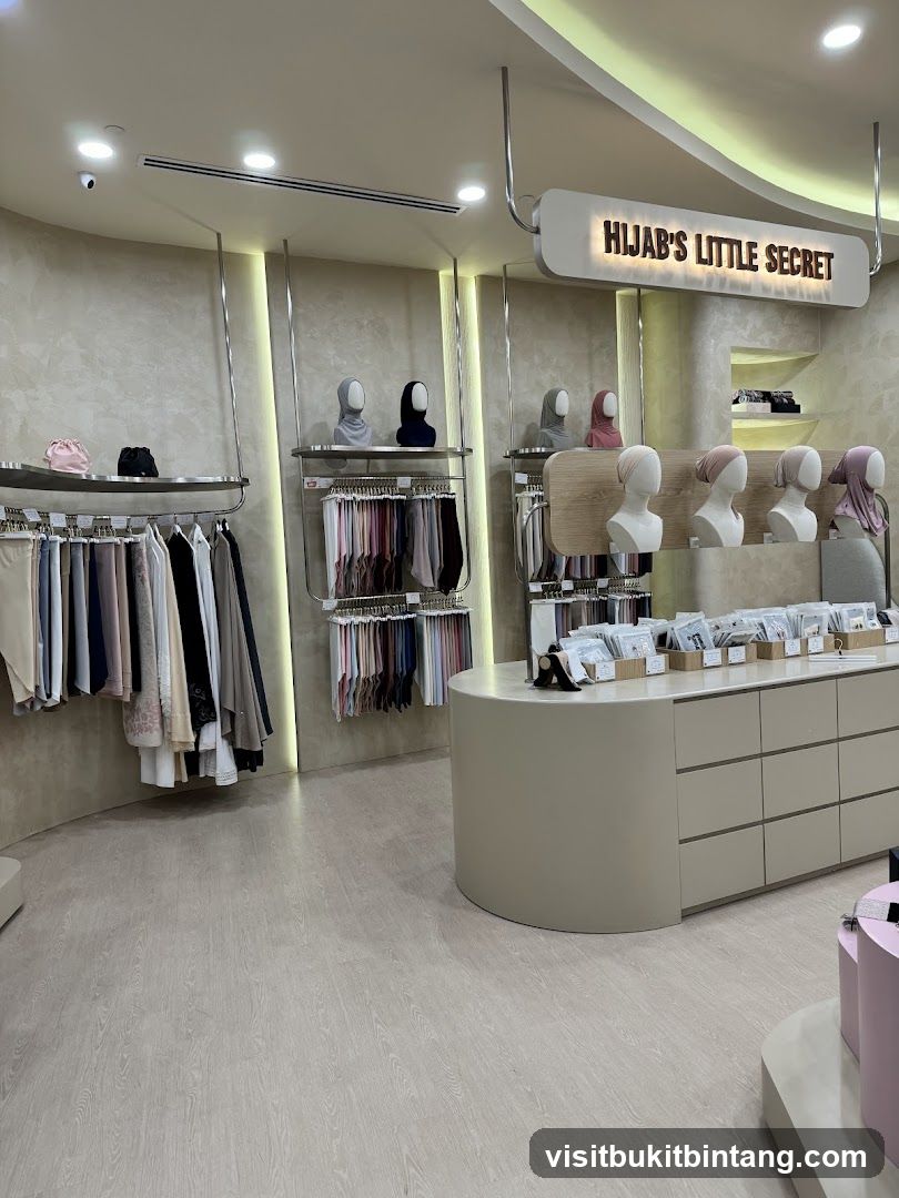 Hijab's Little Secret Store Interior