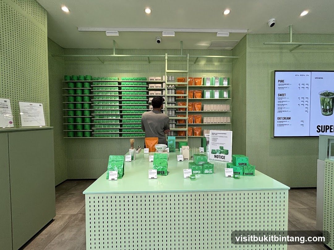 Matcha Store Interior