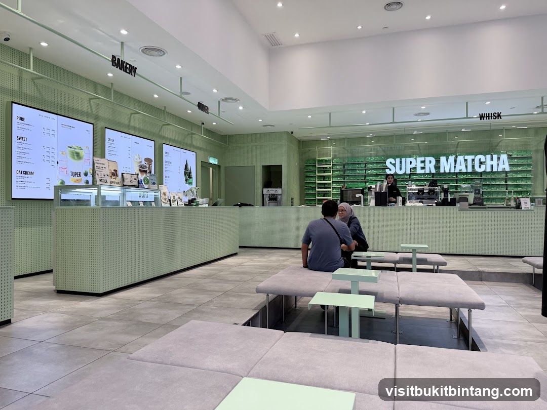 Super Matcha Cafe Interior