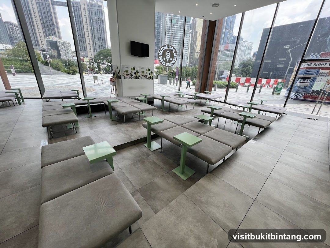 Modern Cafe Seating Area