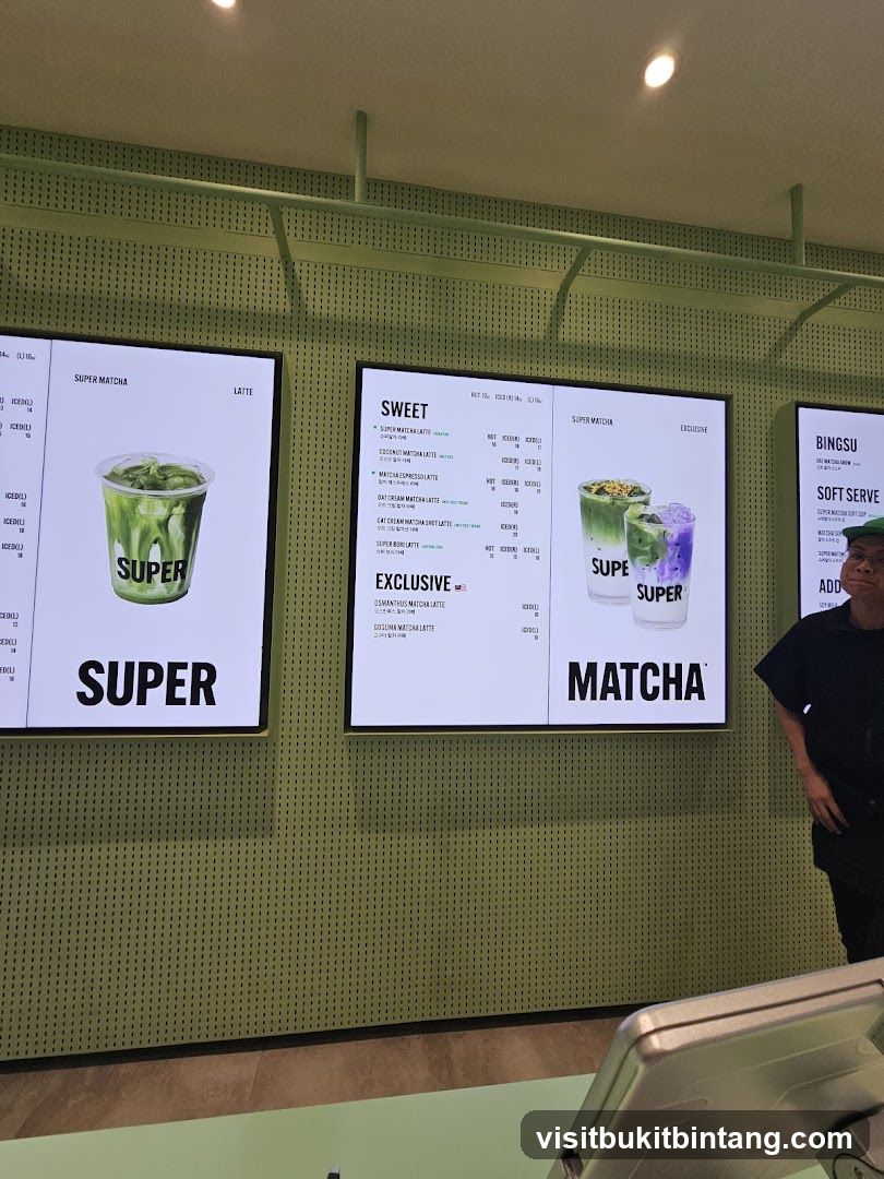 Super Matcha Menu