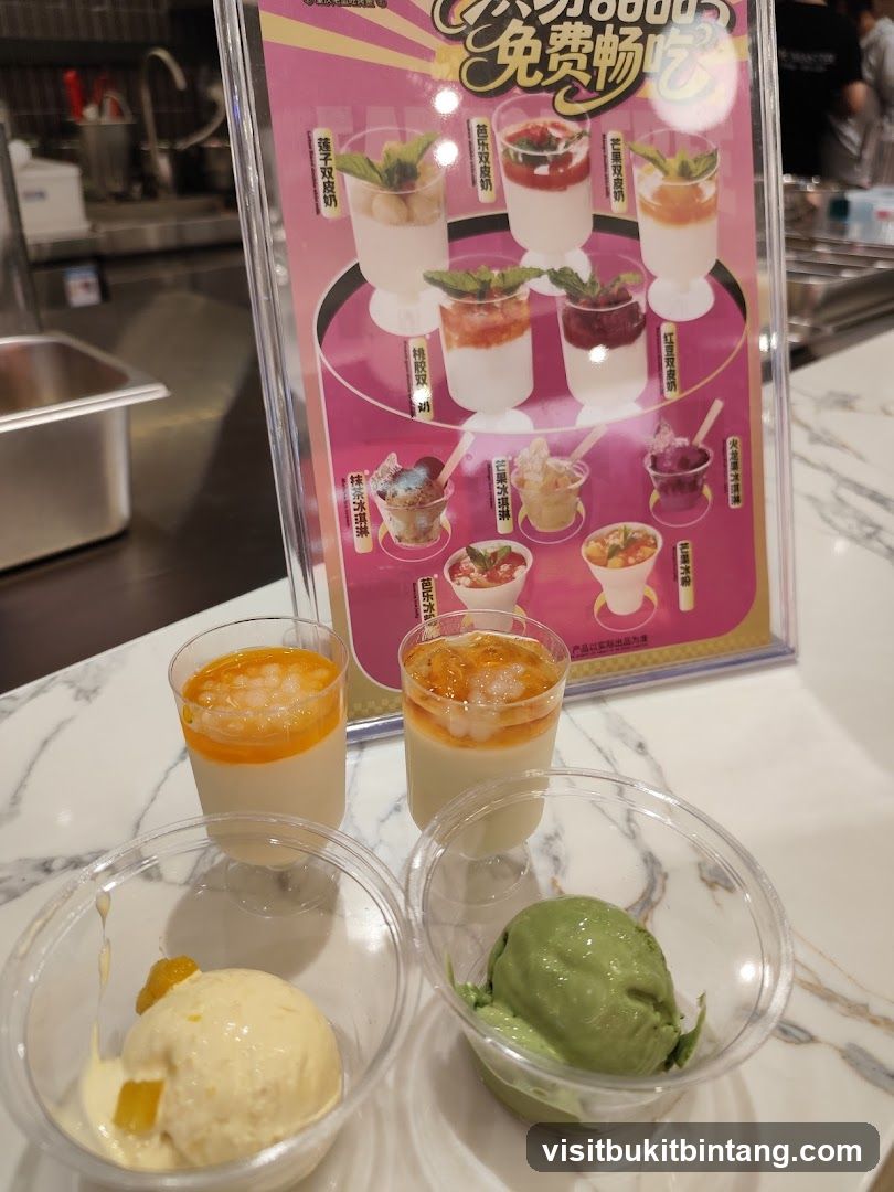 Dessert Menu