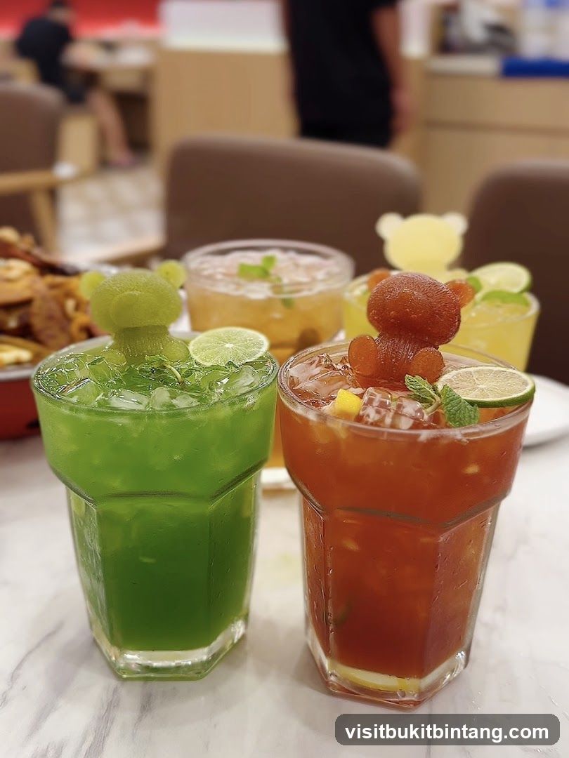 Bear-shaped Ice Drinks
