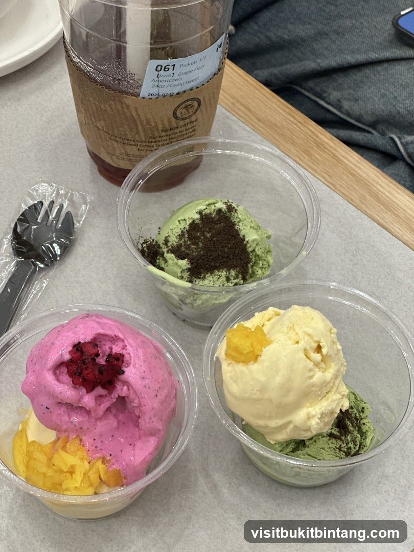 Ice Cream and Drink