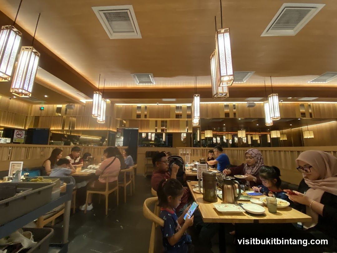 Restaurant Interior with Diners
