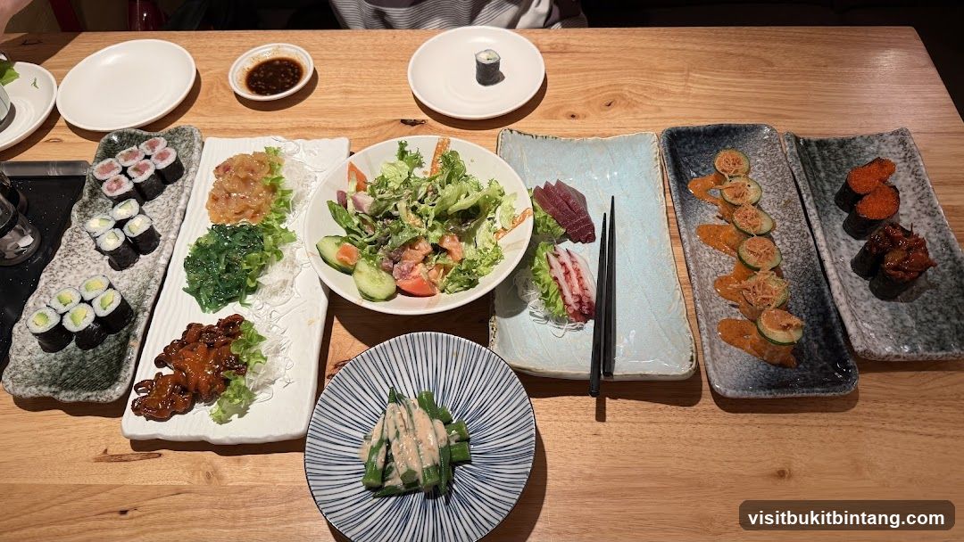 Sushi and Salad Platter
