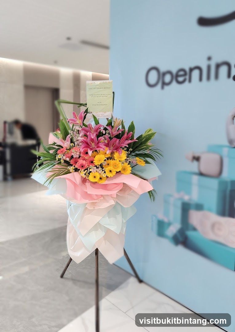 Flower Stand with Opening Card