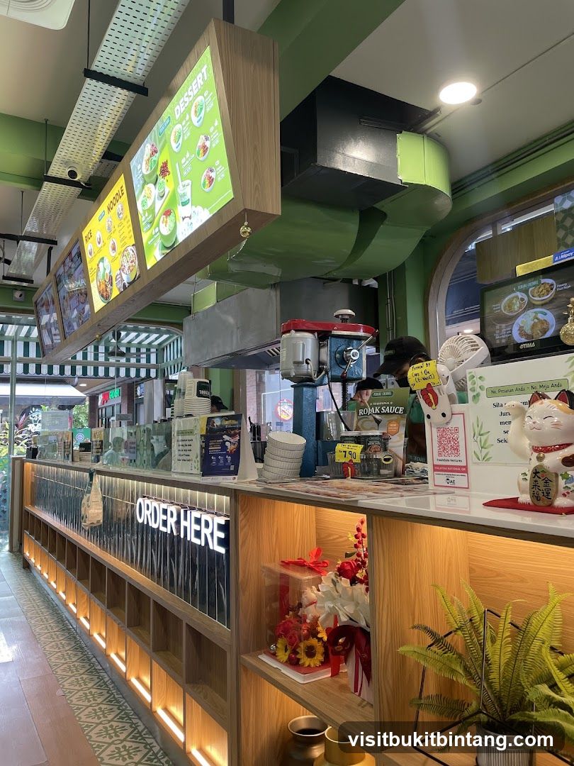 Restaurant Counter with Menu Boards