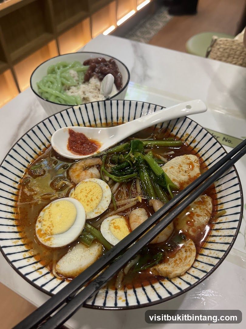 Noodle Soup and Dessert
