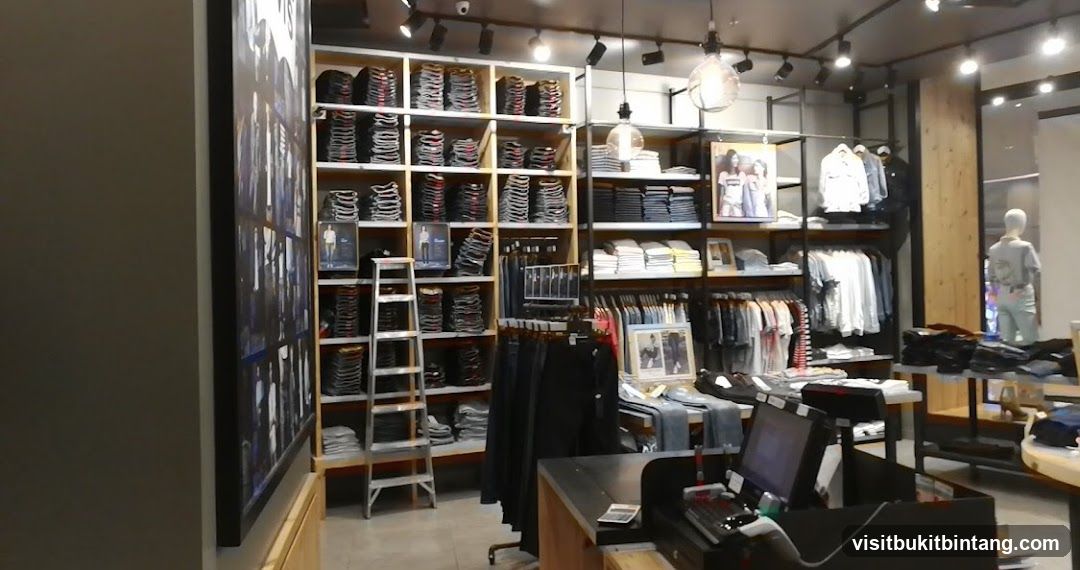 Clothing store interior