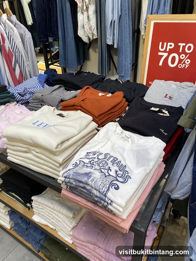 Clothing Sale Display