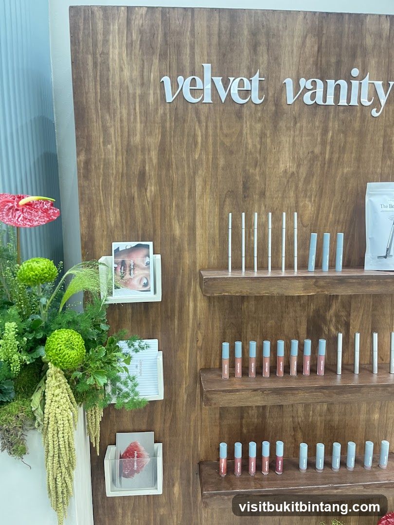 Velvet Vanity Display