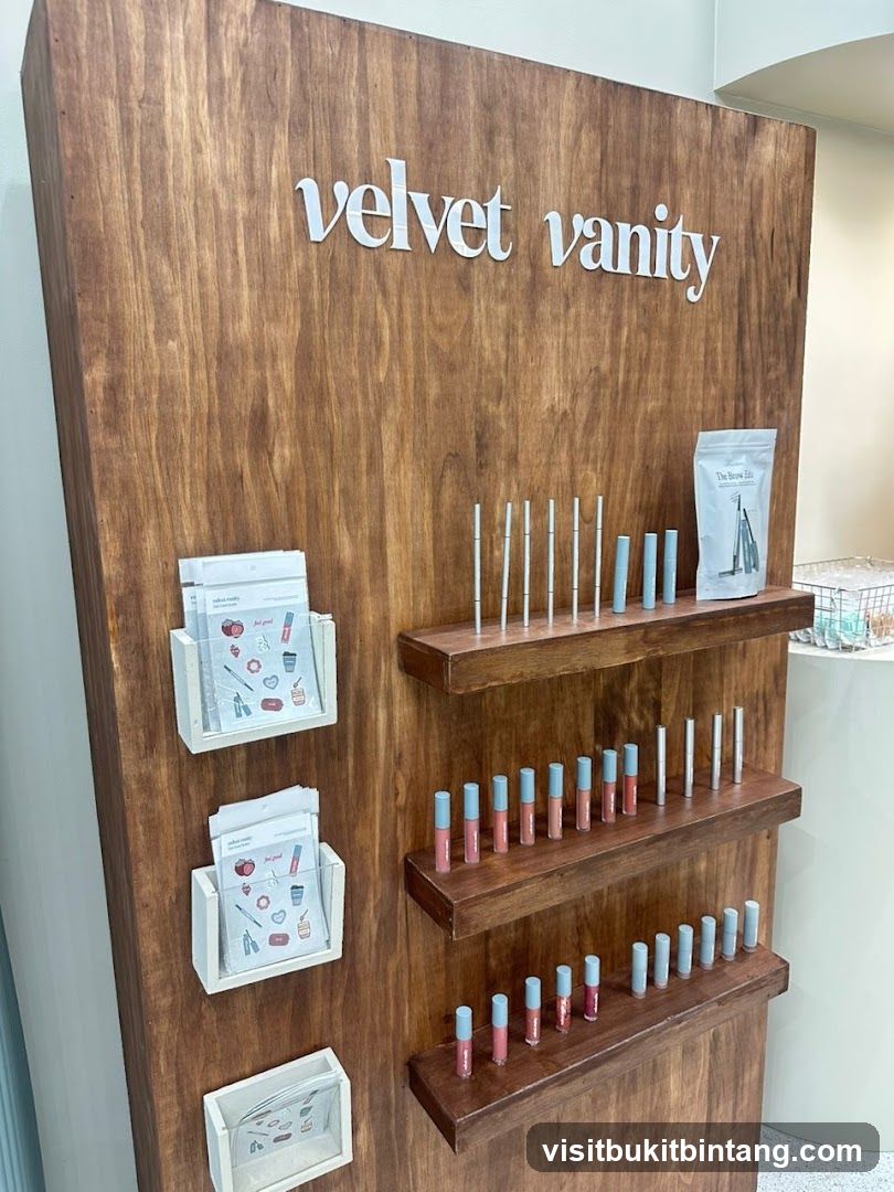Velvet Vanity Display