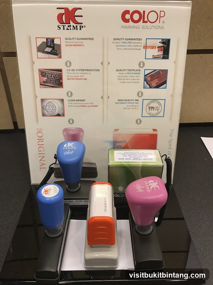COLOP Stamp Display