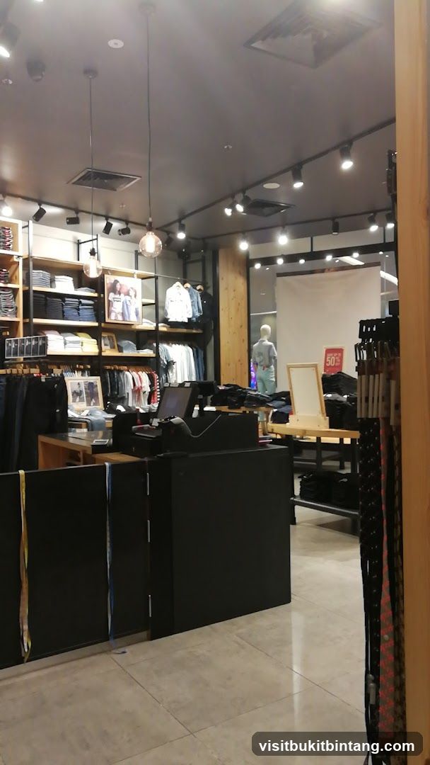 Clothing store interior