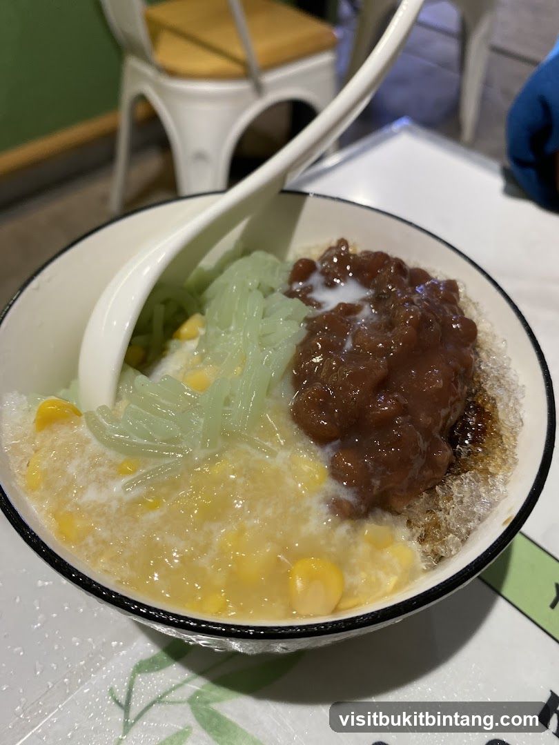 Dessert with Corn and Red Beans