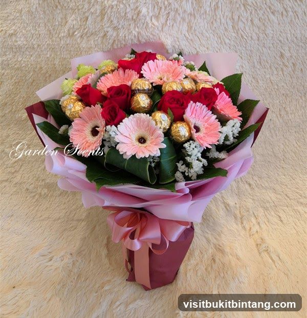 Flower and Chocolate Bouquet