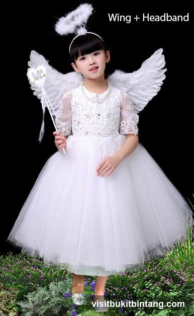 Girl in Angel Costume