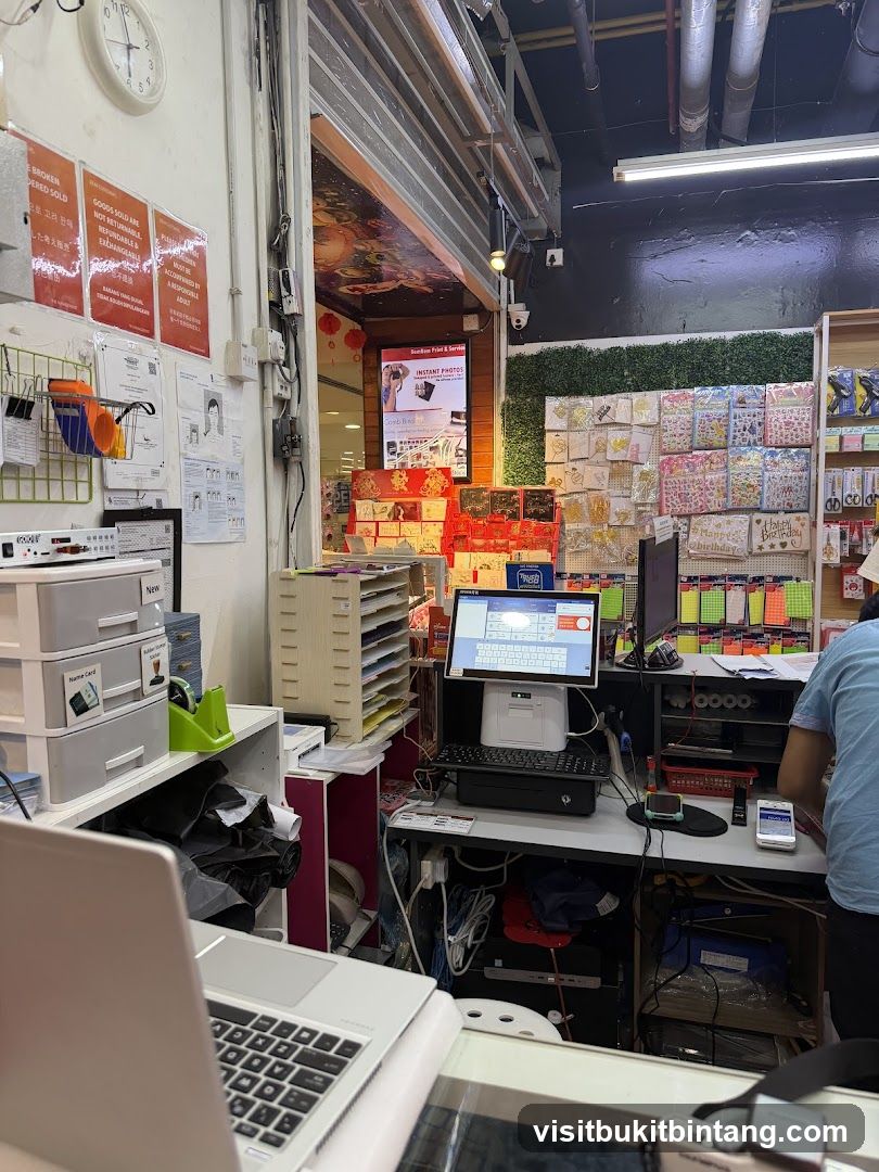 Shop Interior with Counter and Merchandise