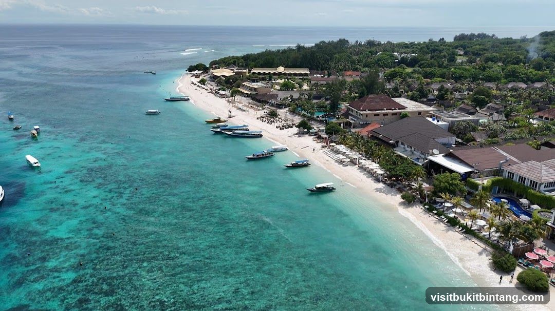 Tropical Beach Resort with Boats