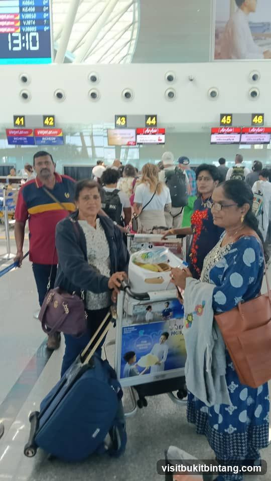 Airport Check-in Area