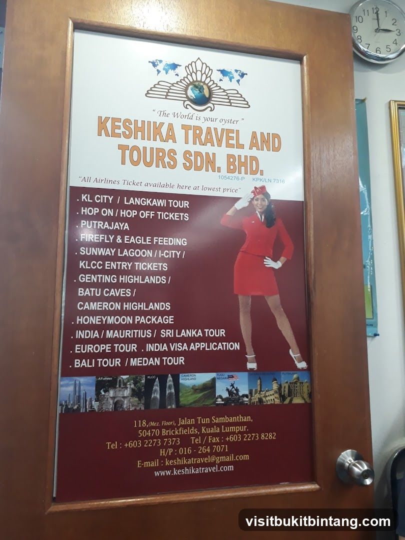 Keshika Travel and Tours Advertisement