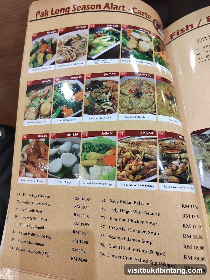 Pak Long Season Alart - Carte