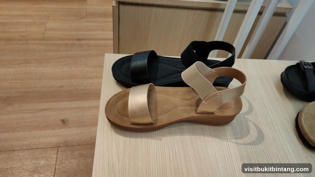 Sandals on Display