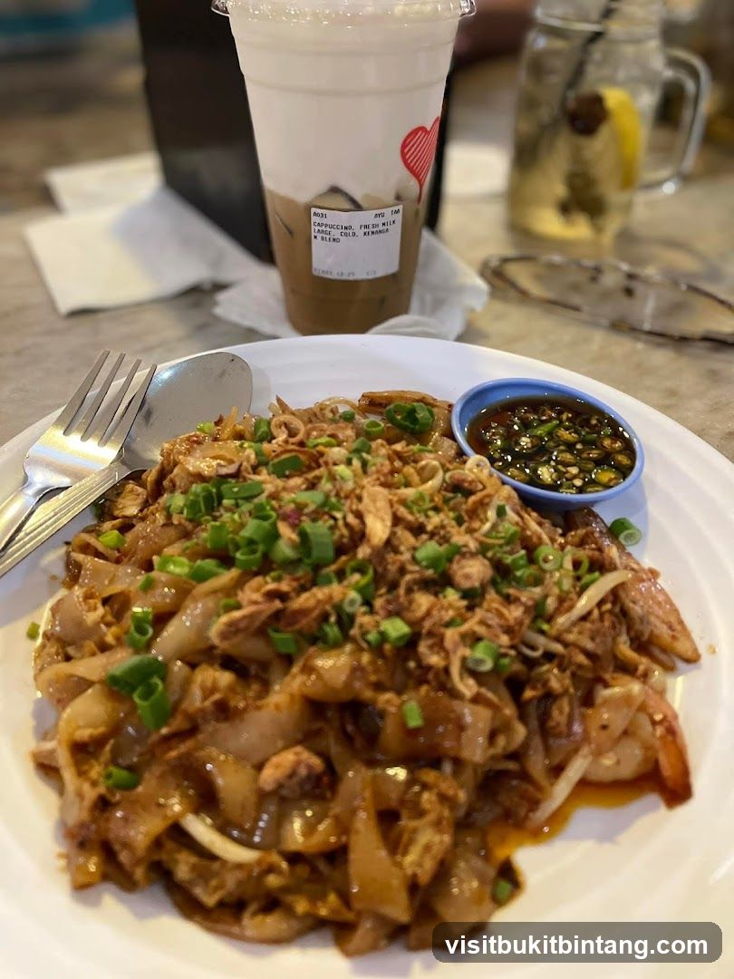 Noodle Dish and Drink