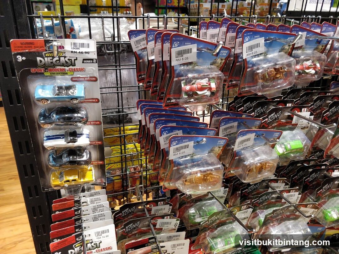 Diecast Toy Cars Display