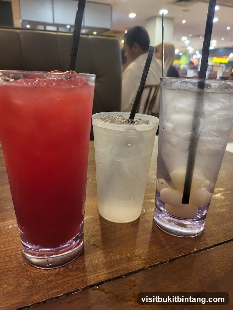 Three Drinks on a Table