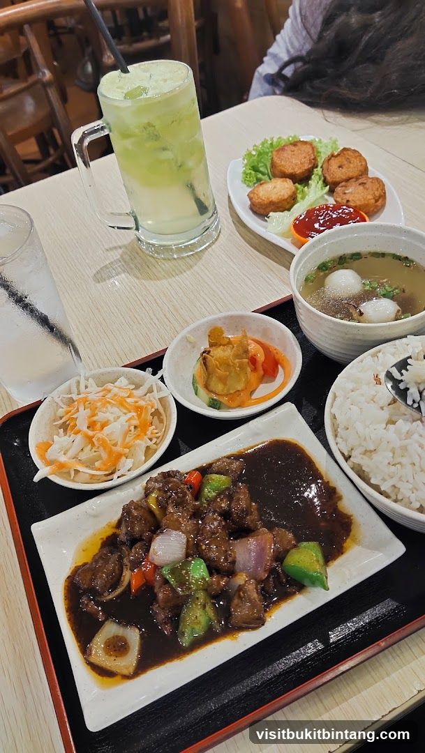 Meal with Beef and Sides