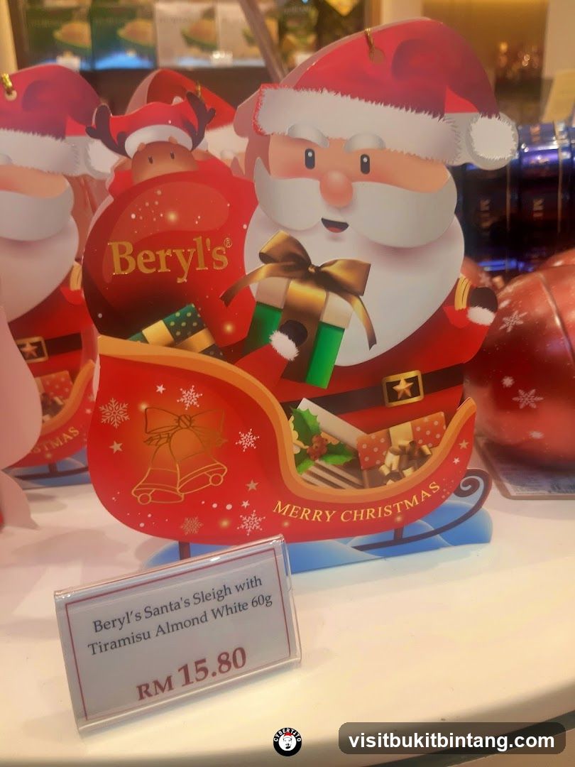 Beryl's Santa's Sleigh with Tiramisu Almond White