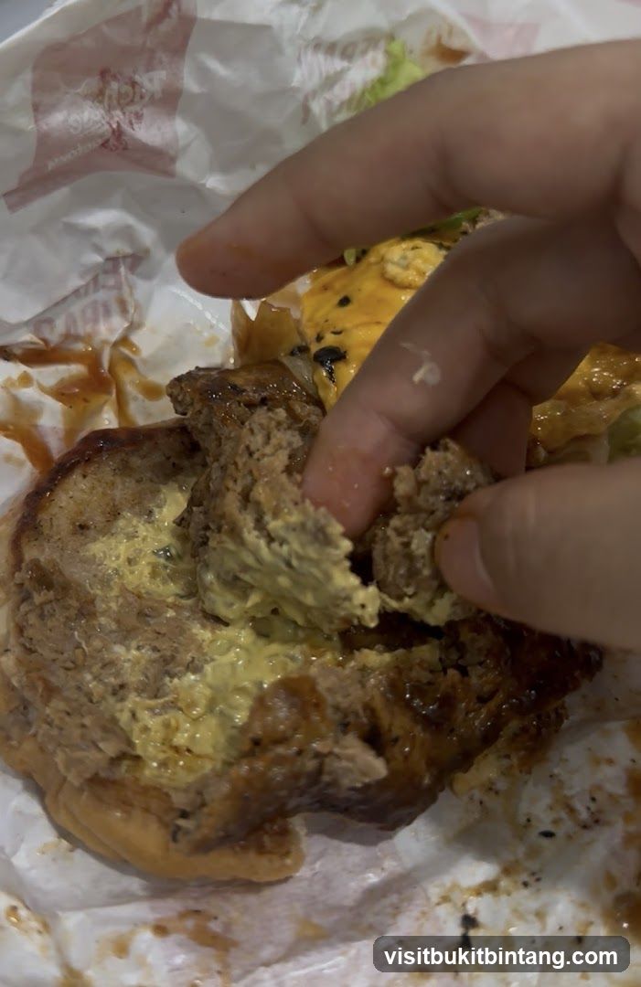 Burger with Mustard