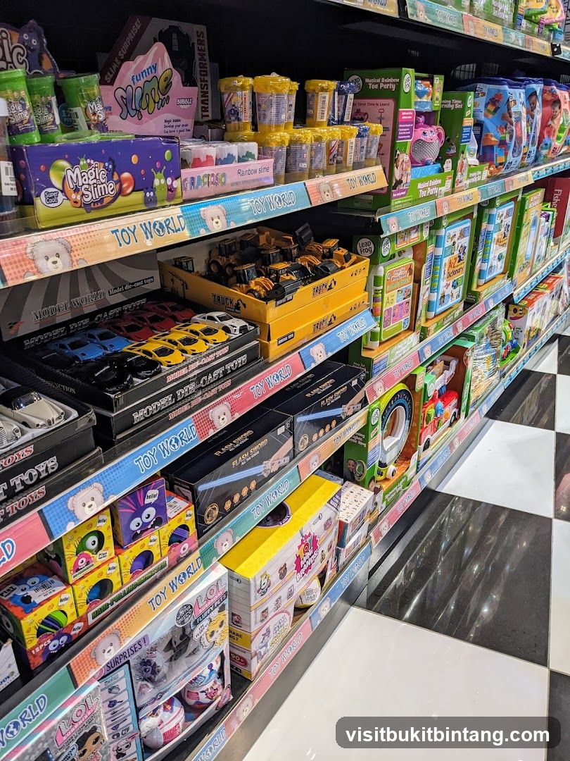 Toy Store Shelves