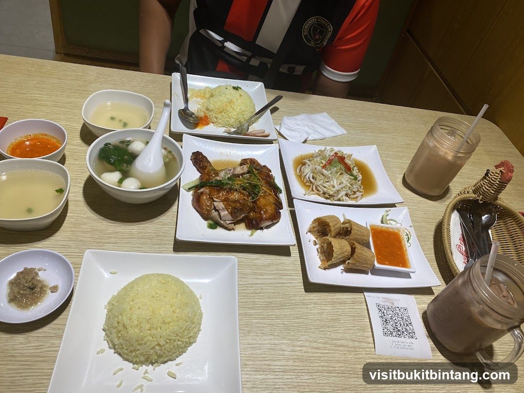 Table with Food and Drinks