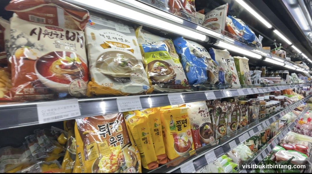 Packaged Foods on Shelves