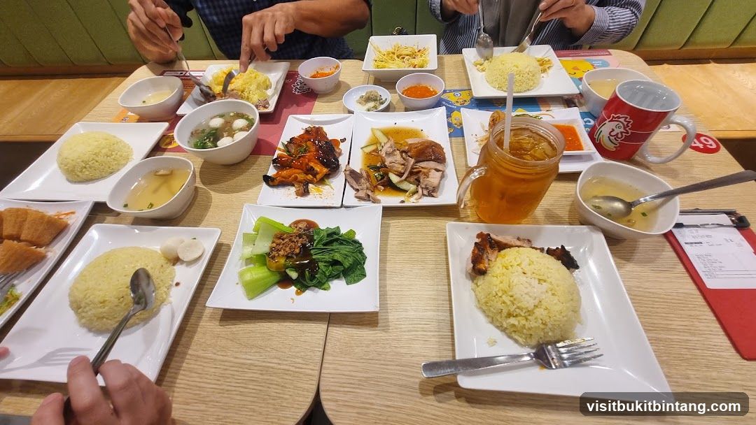 Table with a meal