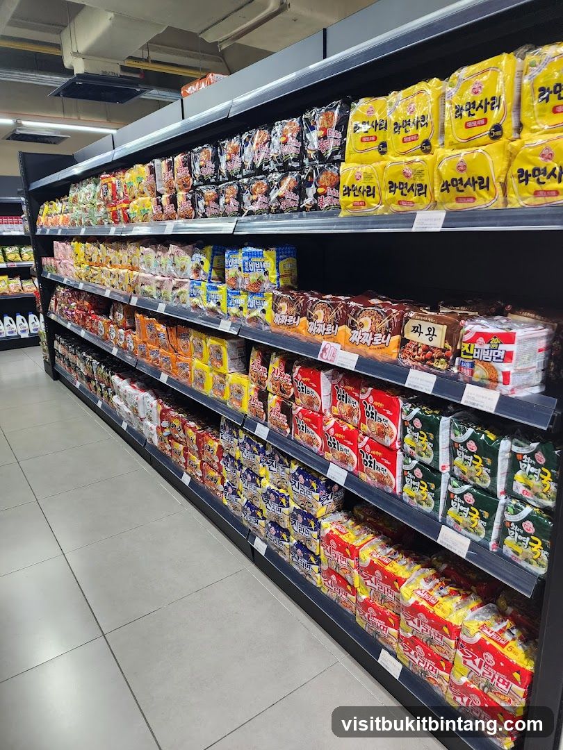 Ramen Noodles Aisle
