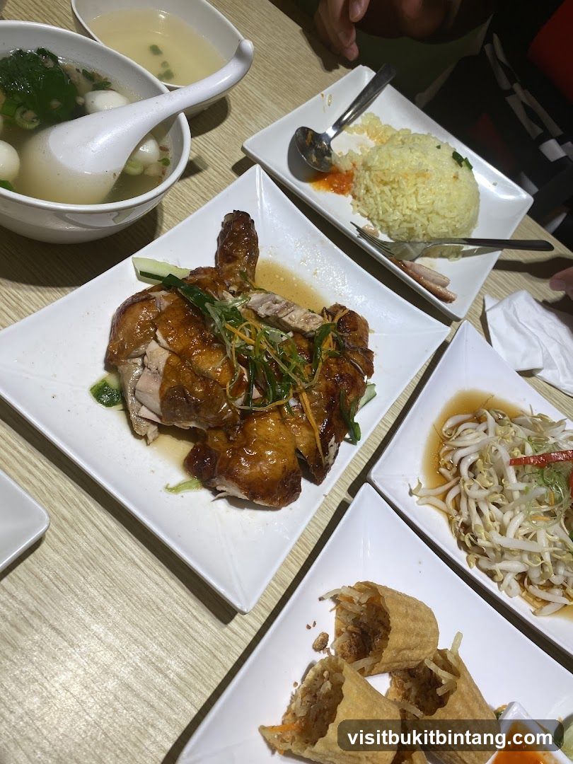 Hainanese Chicken Rice Meal