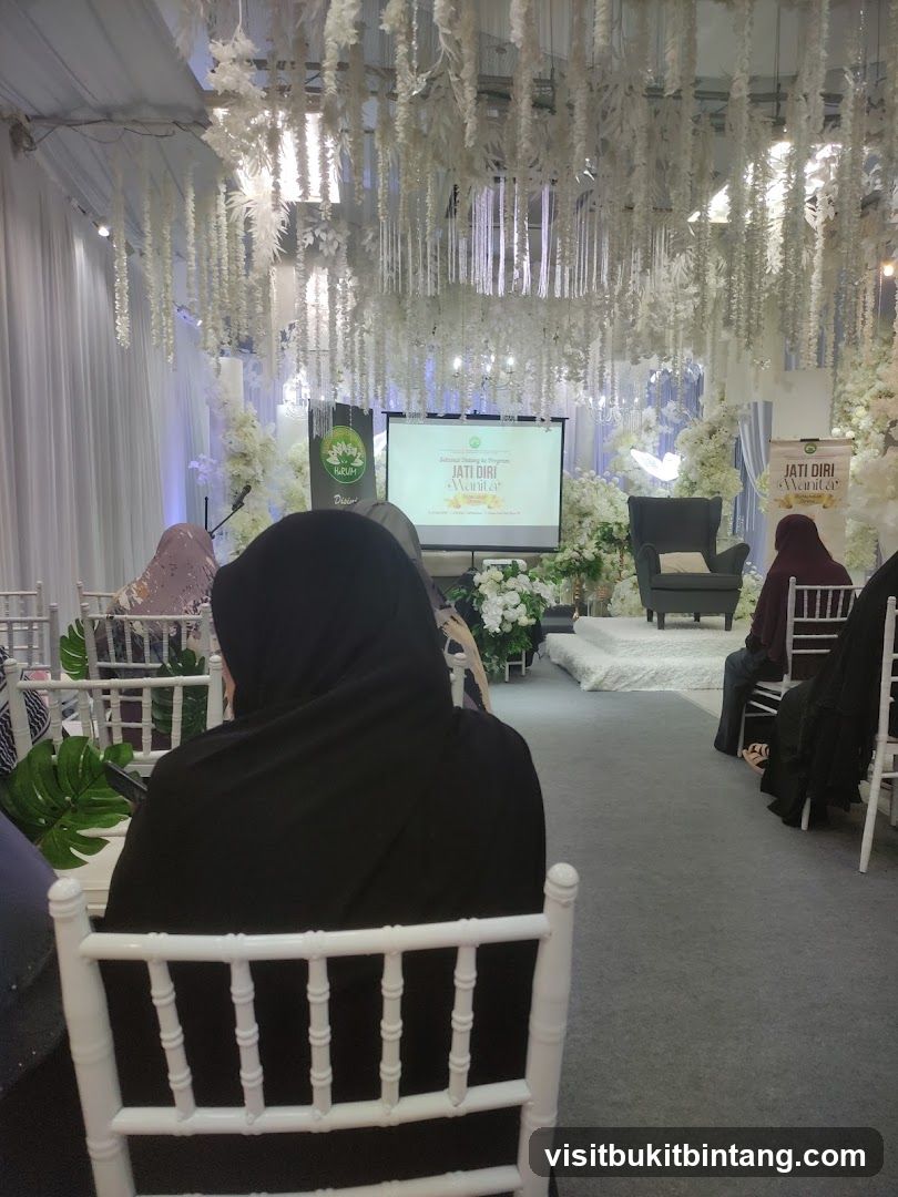 Event Setup with Presentation Screen
