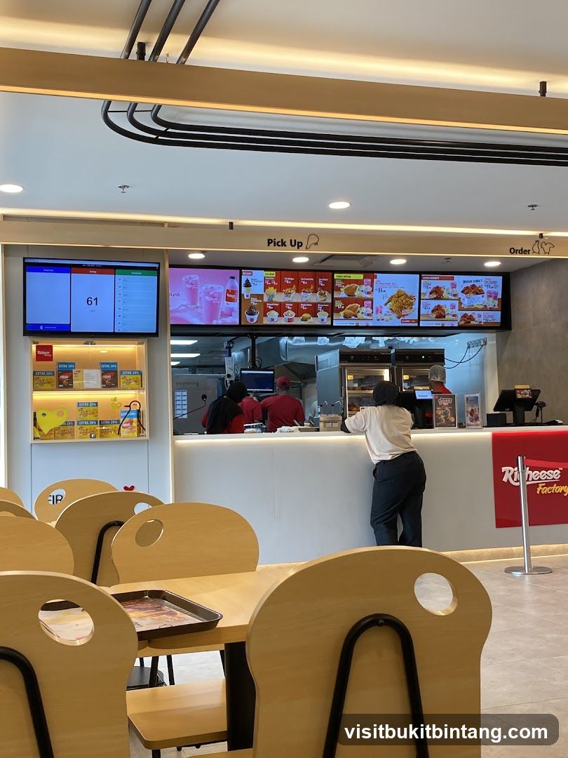 Fast Food Restaurant Counter
