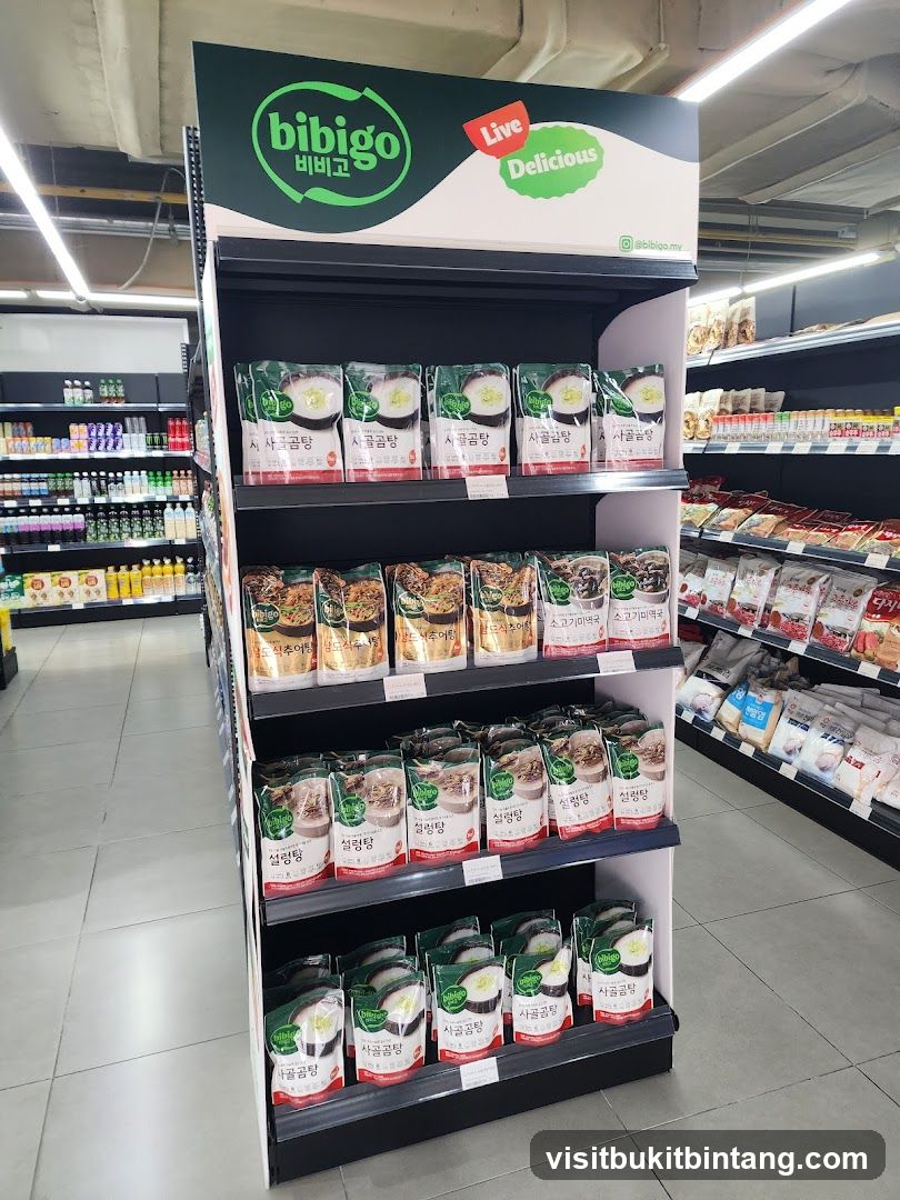 Bibigo Soup Display